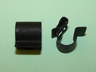 Edge cable/pipe clip for 8.5mm diameter pipe and 1.2 - 2.0mm panel thickness.  General application.