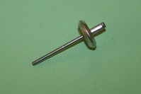 Round 'Tuckers' moulding clip for 14.2mm moulding gap and 3.2mm panel hole. Early Fords, Triumph, Sunbeam  Alpine and general application.