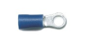 Rings (standard length) 4.3mm hole size, for cable size 1.5mm-2.5mm, in blue