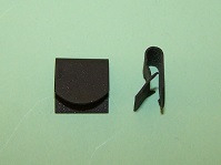 D' type edge clip for 1.2 - 3.4mm material thicknesses. All BL Austin/Morris, Triumph, Rover , Saab and general application.