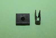 Weatherseal clip: 12.7mm wide, 9.7mm depth, panel thickness 2.5-3.2mm. General application.