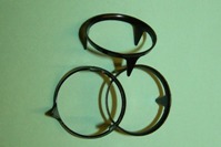 Carpet ring used with 74879, in black.  General application.