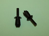 Plastic expansion rivet, panel thickness 2.4mm - 7.8mm. Hole diameter 5.5mm - 6.5mm, in black  General application.