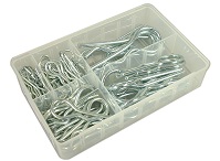 Box of Assorted 'R'- Clips.  75 Pieces