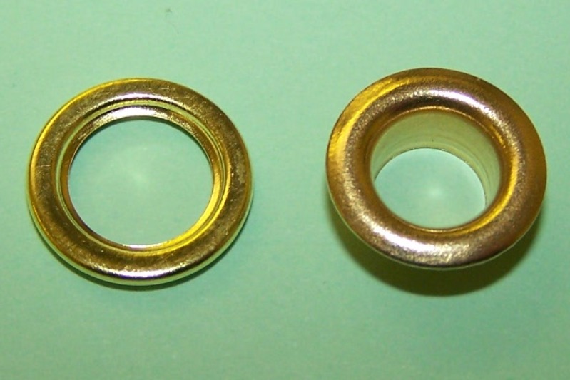 Brass Eyelet and Ring assembly - 5/16