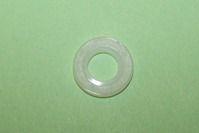 White nylon washer 12.7x 1.6mm with 6.4mm hole size.  General application.