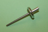 Round 'Tuckers' moulding clip for 11.7mm moulding gap and 3.2mm panel hole. Ford Zodiac MK3,  Triumph Stag, Austin 1100/1300, Cambridge and general application