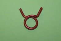 Single wire hose clip 'pinch' type, 1/2