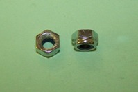 M5 Nyloc nut in zinc plated steel.  General application.