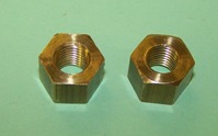 Exhaust/Inlet Manifold Nuts, brass, 5/16