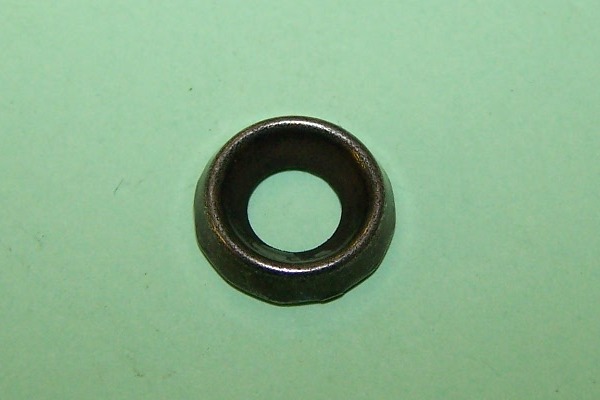 No10 cup washer (flanged), solid, black burnished .  General Application.