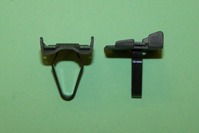 Moulding Clip - Backing plate and spring clip. Ford Consul/Zephyr/Zodiac MK1,Anglia 100E and Bristol 406.