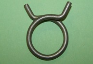 Single wire hose clip 'pinch' type, 1