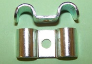 Brake Hardware- Twin Way Metal Brake/Fuel Pipe clip. 5/16