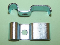 Brake Hardware- Twin Way Metal Brake Pipe clip. 3x 3/16