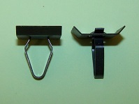 Moulding Clip - Backing plate and spring clip. Jowett Javelin.