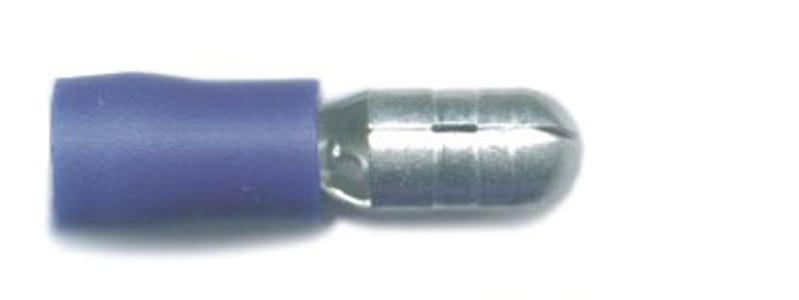 Bullets, 5.0mm outside diameter , for cable size 1.5mm-2.5mm, in blue