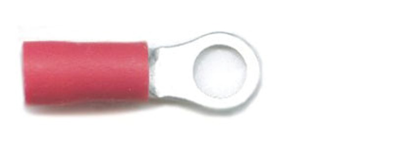 Rings (standard length) 4.3mm hole size, for cable size 0.5mm-1.5mm, in red