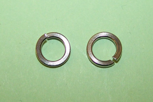 M6 spring washer in stainless steel.  General application.