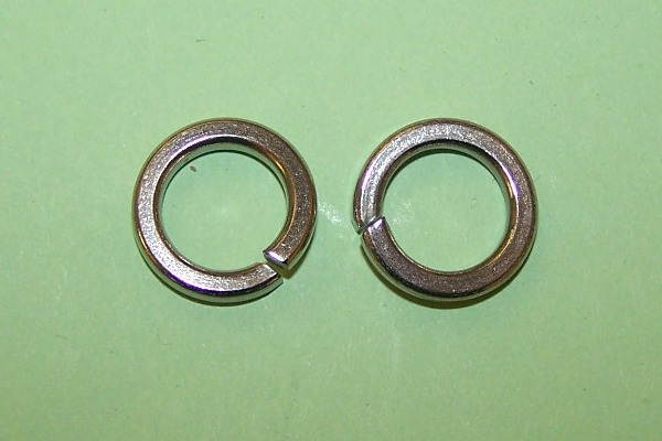 M10 spring washer in stainless steel.  General application.