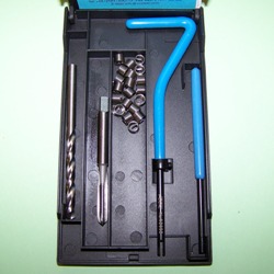 M5 x 0.80mm pitch Thread Insert System Kit. Supplied in a robust plastic storage case.