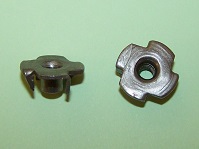 4 pronged 'T' Nut.  M4 thread size, 6.0mm depth.  General application.