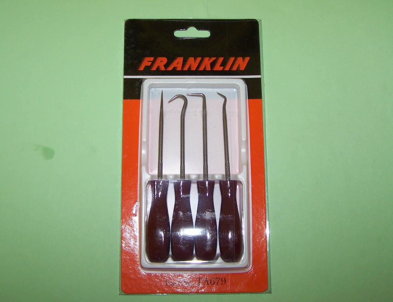 Hook and Pickup Set.  Ideal for removing and fitting O-rings, cotter pins, seals and bushes.  4 piece set