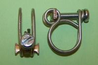 Twin Wire Hose Clamp, mild steel, zinc plated, for hoses 13-16mm. General application.