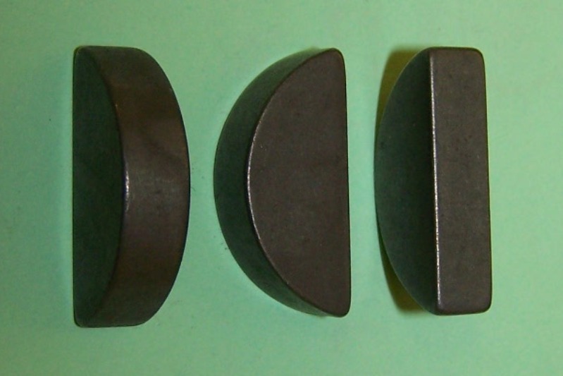 Woodruff Keys: thickness 3/32